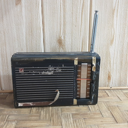 Radio Roxy model RFA-201 - 10 Transistor - Vintage - FM-AM - AC 220V/Battery - Made in Singapore - Rarita per collezzionista