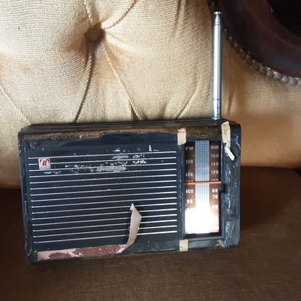 Radio Roxy model RFA-201 - 10 Transistor - Vintage - FM-AM - AC 220V/Battery - Made in Singapore - Rarita per collezzionista