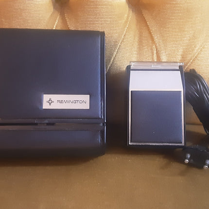 Rasoio Vintage Remington Selectro 3 - anni 70 - Completo - France - Custodia con specchio - cavo alimentazione - Funzionante