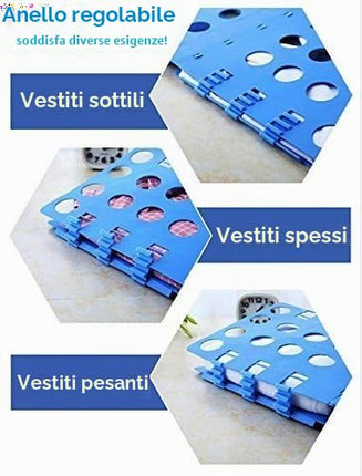 Gearmax® Piegavestiti - Piegabiti Piega Camicie Vestiti Pantaloni Adulti/Fast Folder Piega Magliette/Organizzatore Pannello Piega Indumenti Biancherie