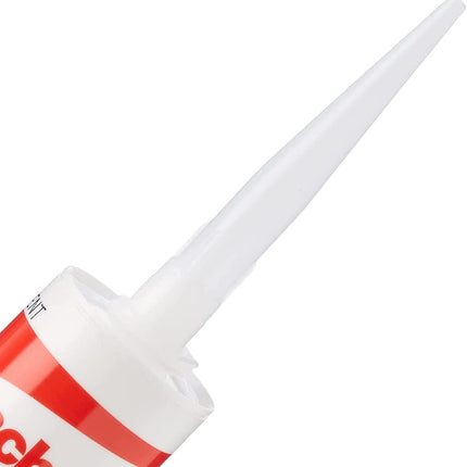 Silicone Acetico Multiuso SAM 280 Trasparente, Sigillante Antimuffa per Vetro, Alluminio, Smalto, Ceramica, Adatto per Bagno e Cucina, 9351