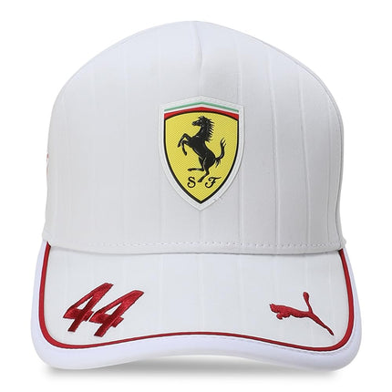 PUMA Scuderia Ferrari F1 Cappellino Lewis Hamilton 2025 - Bianco - Taglia Unica