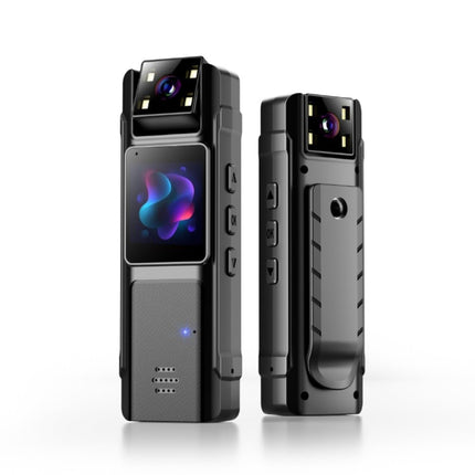 JoyousMall per mini fotocamera 1080P con obiettivo rotante a 180°, schermo da 1,3 pollici, ricarica di tipo C, registrazione audio per sicurezza, ciclismo, uso esterno (nero)