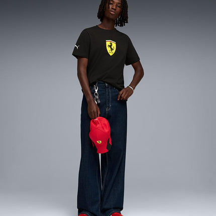 PUMA T-Shirt Scuderia Ferrari Coloured Shield da Uomo XL, Black