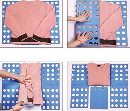 Gearmax® Piegavestiti - Piegabiti Piega Camicie Vestiti Pantaloni Adulti/Fast Folder Piega Magliette/Organizzatore Pannello Piega Indumenti Biancherie