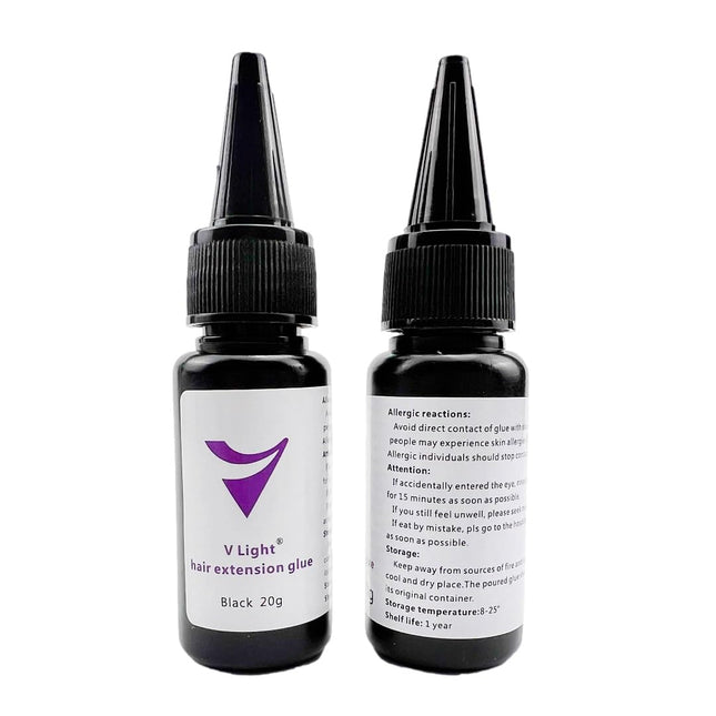 Colla UV Extension di Capelli 1 pezzo 20 ml per lampada V-light Allungamento Capelli