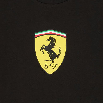 PUMA T-Shirt Scuderia Ferrari Coloured Shield da Uomo XL, Black