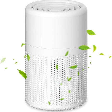 Purificatore d'aria portatile per camera da letto con filtro HEPA H13 - Pulitore USB silenzioso da scrivania con aromaterapia per polvere, fumo, peli di animali domestici, odori - ideale per casa