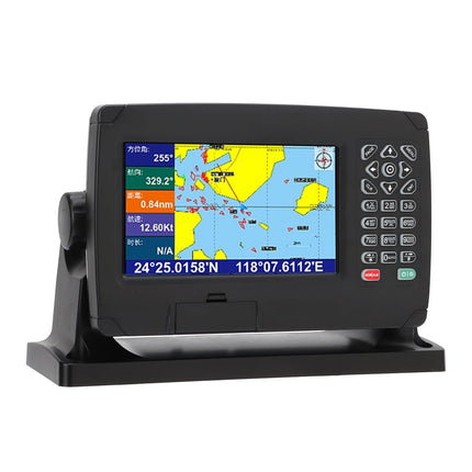 Weikeya Navigatore GPS Marino, Plotter cartografico GPS BDS Posizionamento GPS IPX6 Transponder AIS Impermeabile per Barca,Pezzi di ricambio per barche,yacht