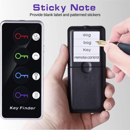 Reyke Key Finder with Sound, 131ft RF Remote Finder, 4 Receivers