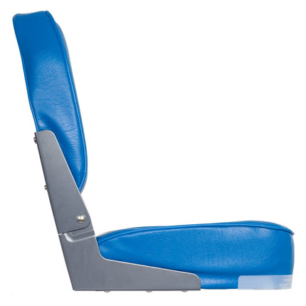Sedile della Barca (Blu/Bianco) Deluxe Pieghevole