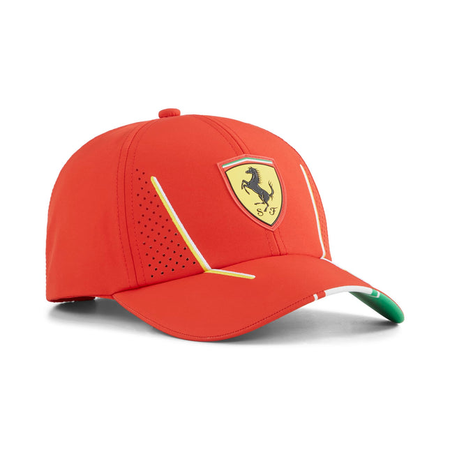 PUMA Scuderia Ferrari 2024 - Berretto da Squadra Rosso Bruciato, Taglia Unica