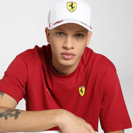 PUMA Scuderia Ferrari F1 Cappellino Lewis Hamilton 2025 - Bianco - Taglia Unica