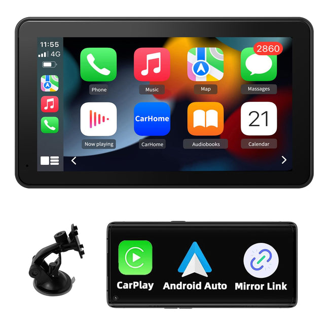 CarPlay Auto, 7 Pollici Wireless CarPlay Android Auto Autoradio