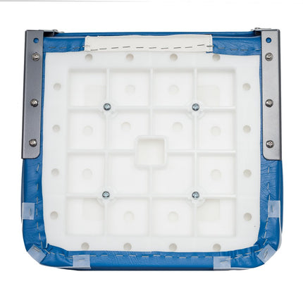 Sedile della Barca (Blu/Bianco) Deluxe Pieghevole