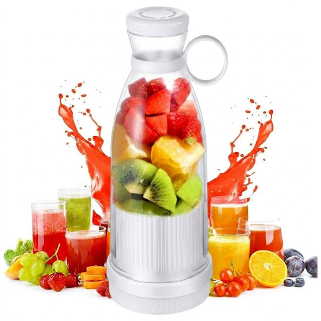 Deily-Max MAX-6045 Frullatore Portatile, 420 ml, Senza BPA, per Smoothie e Frutta, Ideale per Viaggi e Ufficio