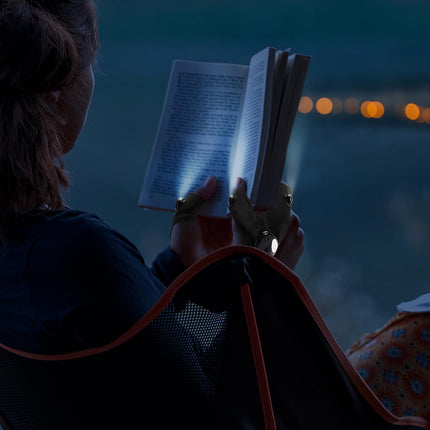 BIIB Regalo Uomo, Guanti LED con Luce, Gadget Utili per Pesca e Campeggio