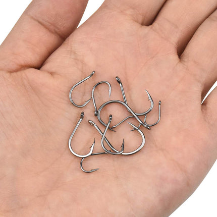 Amo da Pesca, 600 Pz Ami da Pesca in 10 Dimensioni, Amo da Pesca Occhiello, Ganci Spinato, Ami da Pesca in Acciaio al Carbonio con Scatola di Plastica, 3# - 12#