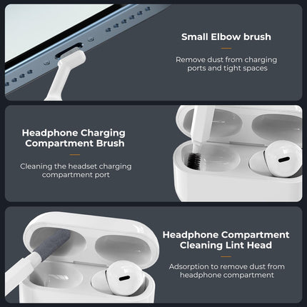 K&F CONCEPT 20 in 1 Kit Pulizia PC Tastiera Phone Schermo Fotocamera