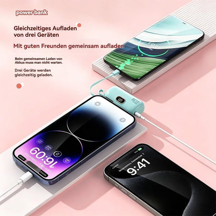 Mini Power Bank 5000mah, Piccolo Power Bank Da Portare Sempre Con Sé