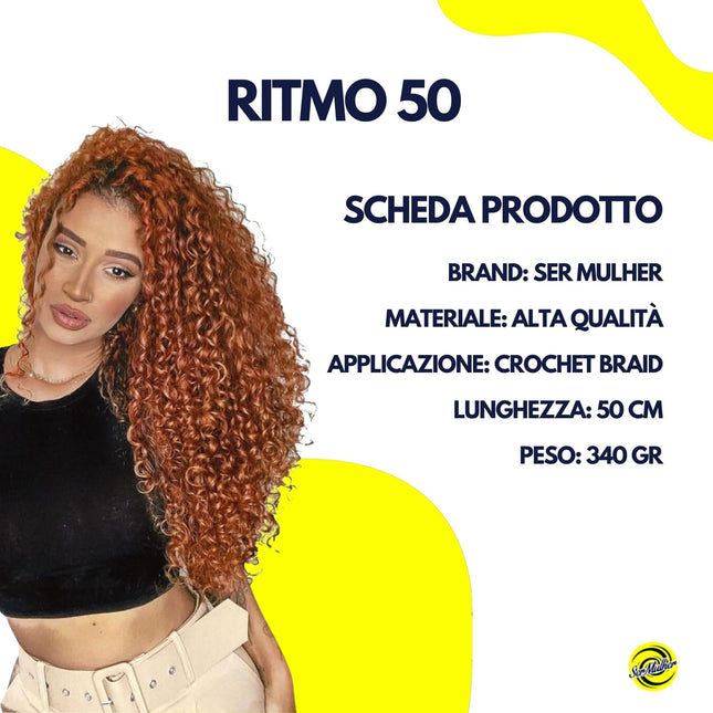 Extension sintetiche di capelli ricci per Crochet Braids 340Grammi, 50 cm (613 Platinum Blonde)