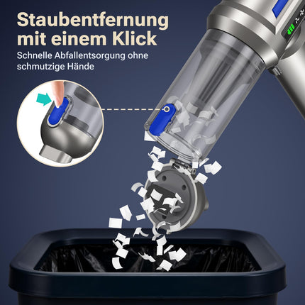 Yomile Aspirabriciole Senza Fili, 27000PA 4 in 1 Aspirapolvere per Auto Portatile,Aspiratore e Soffiatore con Motore Brushless Mini Aspirabriciole Senza Fili Potente per Auto Casa