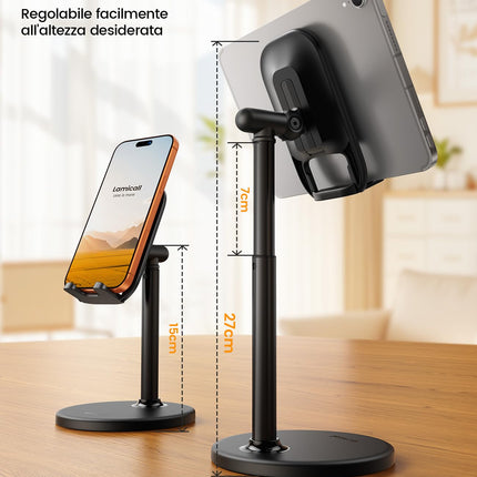 Lamicall Supporto Telefono Scrivania Regolabile [Altezza/Angolo Regolabili]