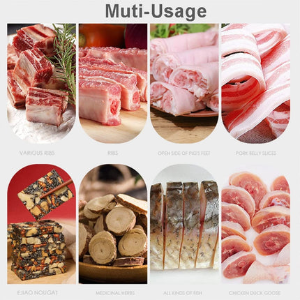 Macchina per affettare carne ossea, in acciaio inox, per uso domestico e commerciale, dispositivo manuale per tagliare pesce, pollo, manzo