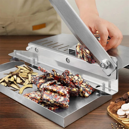 Macchina per affettare carne ossea, in acciaio inox, per uso domestico e commerciale, dispositivo manuale per tagliare pesce, pollo, manzo