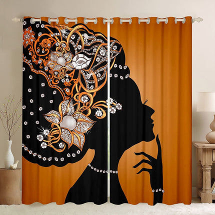 Tenda africana oscurante per finestra tenda africana afro tende oscuranti (30% -50%) per camera da letto bambini tradizionali esotici trattamenti per finestre W66 x L90