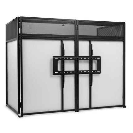 VONYX DB6 Pro Cabina DJ con supporto TV