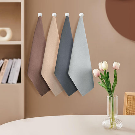 Strofinacci Cucina Cotone, Canovacci Cucina Cotone45 x 65 cm, 4 Pezzi in Aspetto Cialda, Asciugamani Cucina Super Assorbente