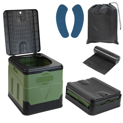 Montafox Toilette Campeggio Pieghevole Portatile WC 25 L 150 kg Gabinetto