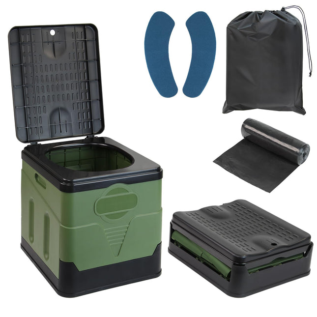 Montafox Toilette Campeggio Pieghevole Portatile WC 25 L 150 kg Gabinetto