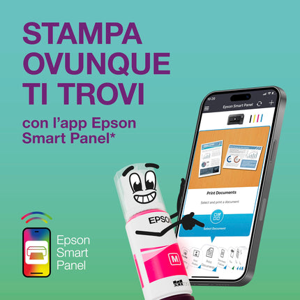 Epson EcoTank ET-2870 Stampante con Serbatoi D’inchiostro | Stampa a Casa Alti Volumi | Wi-Fi | A4 | Stampa, Copia, Scansione | Display LCD 3.7 cm | 3 Anni D'Inchiostro Inclusi