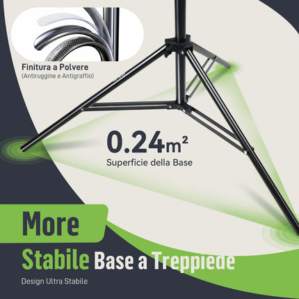 Heysliy Sfondo verde schermo con supporto kit, 6,5 x 6,5 m portatile verde schermo stand con schermoverde da 5 x 6,5 m per streaming, videogiochi, zoom