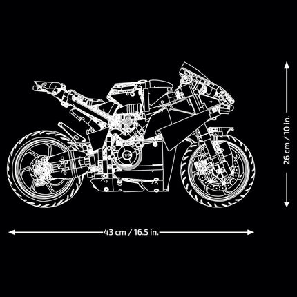 LEGO Technic Motocicletta Ducati Panigale V4 S - 42202
