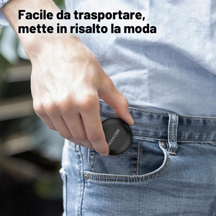 NEXAVIBE Tappi orecchie moto antirumore silicone 2 paia 33dB anti-vento