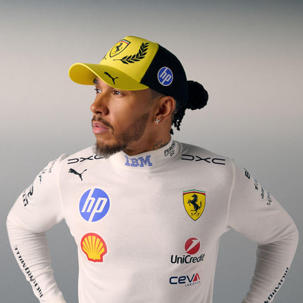 PUMA Cappellino Scuderia Ferrari HP Replica UK Hamilton OneSize, Speed Yellow