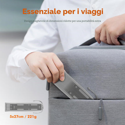 GRIFEMA Supporto PC Portatile e Laptop Regolabile, Rialzo Pieghevole