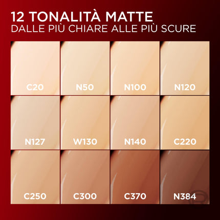 L'Oréal Paris Fondotinta Cushion, Per Tutti i Tipi di Pelle, Tenuta 24H, Pelle Uniforme e Senza Imperfezioni, Formula Leggera e Traspirante, Infaillible Air Wear Cushion, Tonalità: 120, 11 g