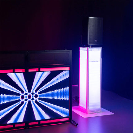 VONYX DB6 Pro Cabina DJ con supporto TV