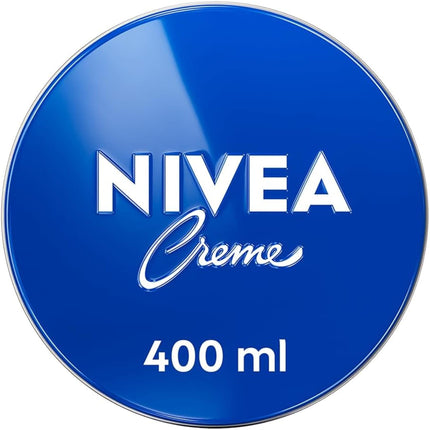NIVEA Creme Crema multiuso 400 ml, Crema NIVEA classica a base di Eucerit, Glicerina e Pantenolo, Crema corpo, viso e mani dermatologicamente testata per tutta la famiglia