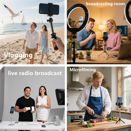 Microfono Lavalier Wireless per iPhone Android iPad, mini microfono, microfono wireless per la registrazione video, streaming, Podcast, Vlogging, Youtube, Tiktok,Trasmissioni dal Vivo, Interviste