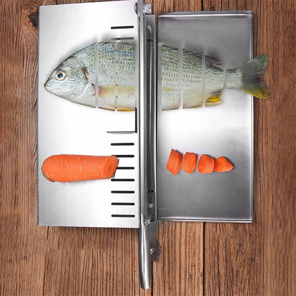 Macchina per affettare carne ossea, in acciaio inox, per uso domestico e commerciale, dispositivo manuale per tagliare pesce, pollo, manzo