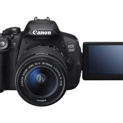 Canon EOS 700D + EF-S 18-55mm 18MP CMOS 5184 x 3456Pixels Nero (Ricondizionato) )