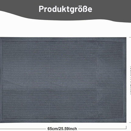 Strofinacci Cucina Cotone, Canovacci Cucina Cotone45 x 65 cm, 4 Pezzi in Aspetto Cialda, Asciugamani Cucina Super Assorbente