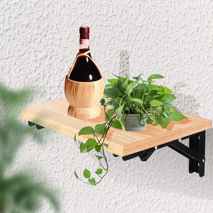 Console pieghevole, cerniere pieghevoli, con angolo di 90 gradi, angolo di montaggio pieghevole per casa, cucina, ufficio, tavolo, parete – nero (12 pollici)