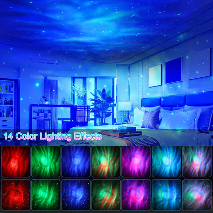 Lampada Proiettore Stelle,LED Proiettore Cielo Stellato Lampada, Proiettore cielo Stellato,LED Luce Rotante Nebulosa con Timer e Telecomando,per Bambini/Adulti/Regalo/Decorazioni