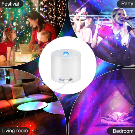 Lampada Proiettore Stelle,LED Proiettore Cielo Stellato Lampada, Proiettore cielo Stellato,LED Luce Rotante Nebulosa con Timer e Telecomando,per Bambini/Adulti/Regalo/Decorazioni